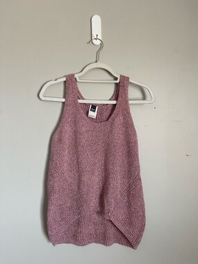 SKUE | Dusty Rose Knit Sleeveless Tank Sweater Sz M